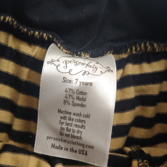 Persnickety Girls Home for the Holidays Striped Ruffle Pants - Picture 9 of 10